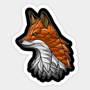 Fox Tattoo Sticker